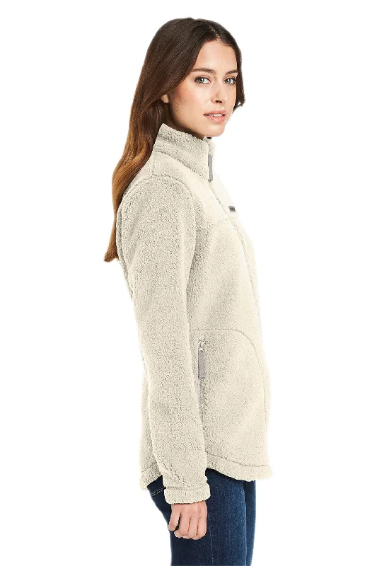 Columbia Womens West Bend Sherpa Fleece Full Zip Jacket - Chalk