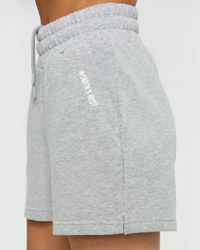 Comfort Shorts | Silver Grey Marl