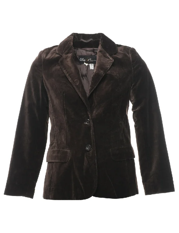 Dark Brown Blazer - M