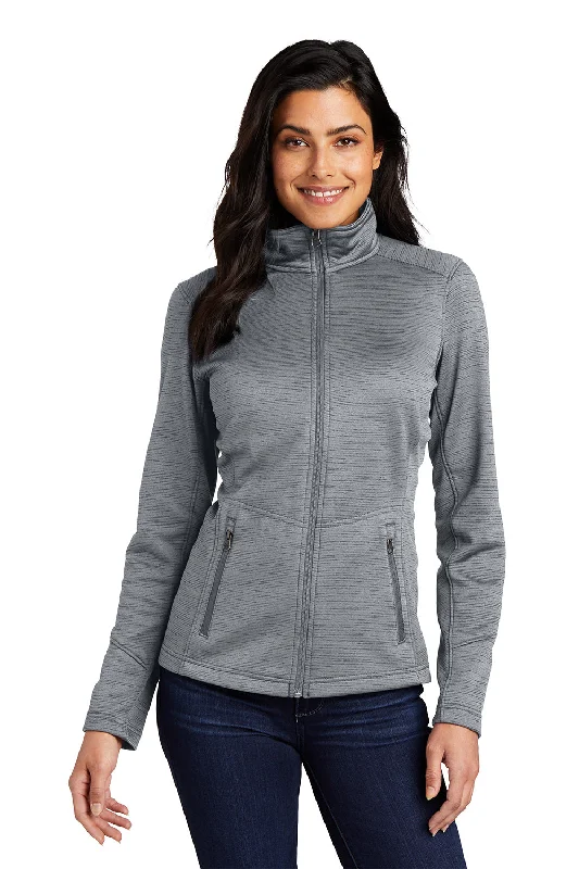 Port Authority Womens Full Zip Fleece Jacket - Grey