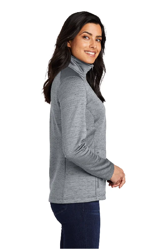 Port Authority Womens Full Zip Fleece Jacket - Grey