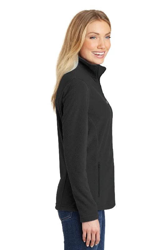 Port Authority Womens Summit Full Zip Fleece Jacket - Black