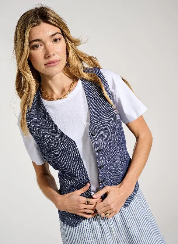 Ulrika Linen Waistcoat