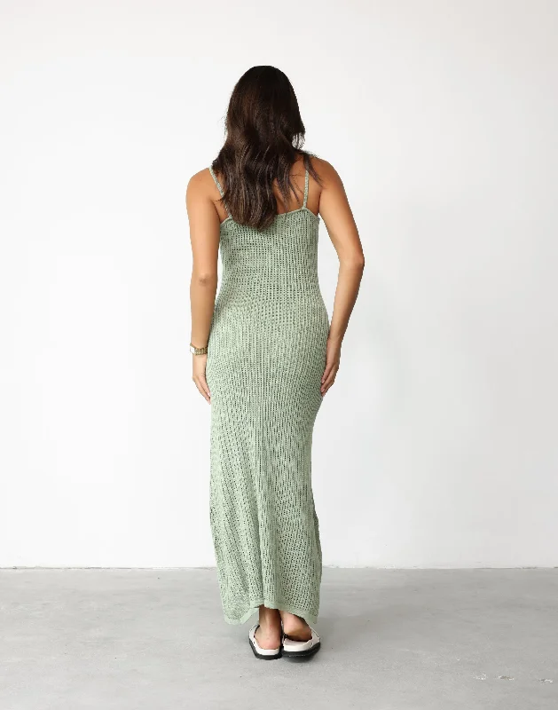 Clair Maxi Dress (Sage)