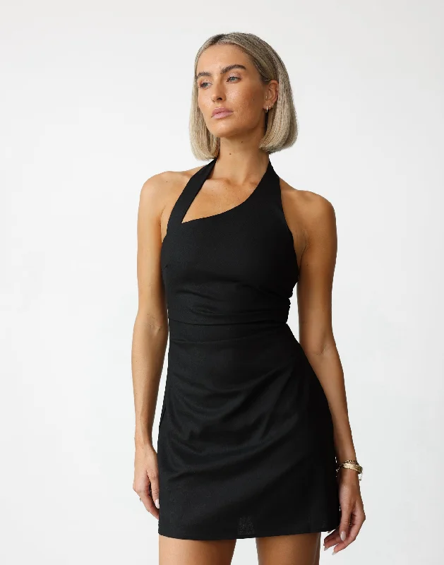 Nakia Mini Dress (Black)