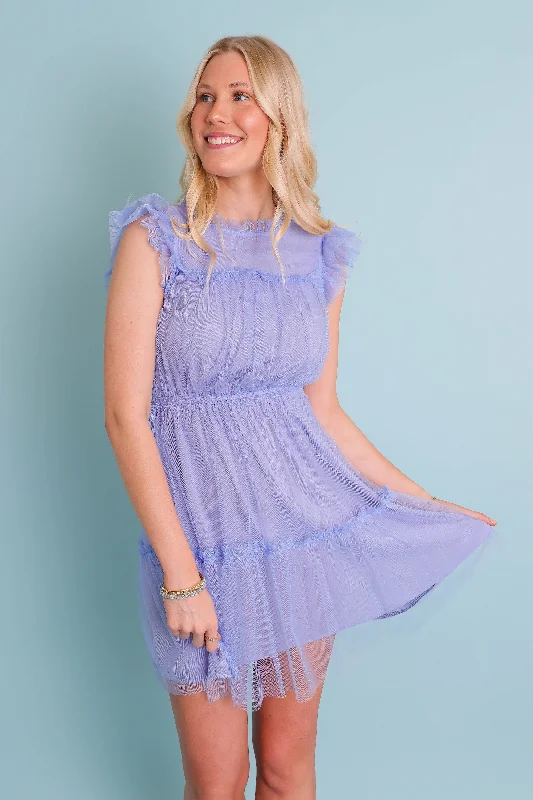 RESTOCK: Prim and Proper Dress-Lavender