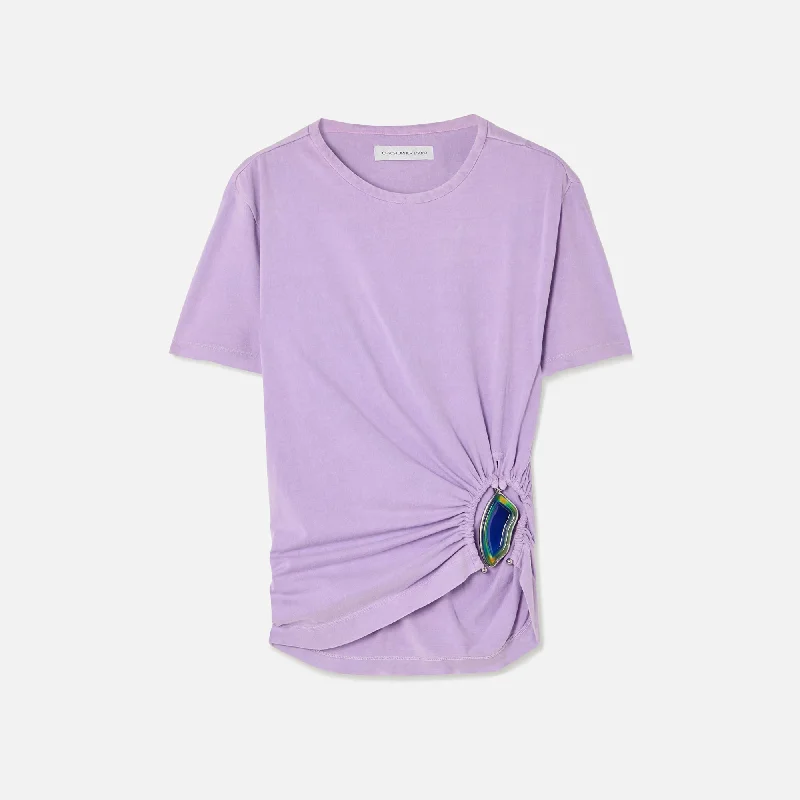 Christopher Esber Washed Moodstone Tee - Grape