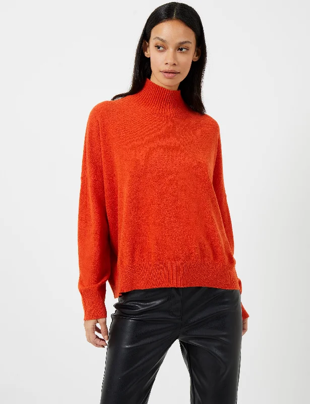 Jeanie Vhari Roll Neck Jumper