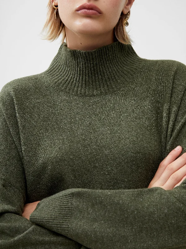 Jeanie Vhari Roll Neck Jumper