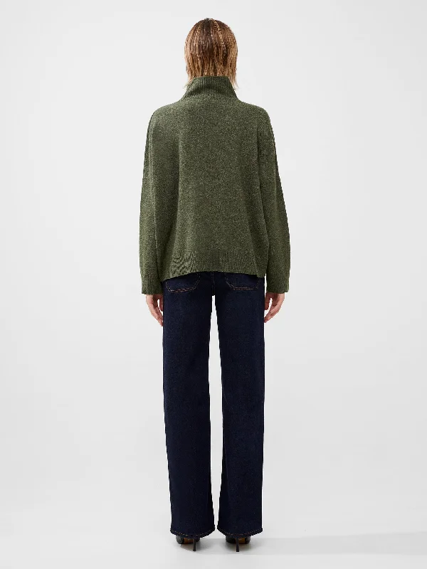 Jeanie Vhari Roll Neck Jumper