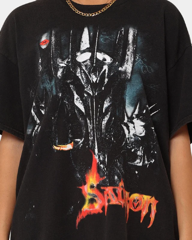 American Thrift X The Lord of The Rings The Sauron Vintage T-Shirt Black Wash