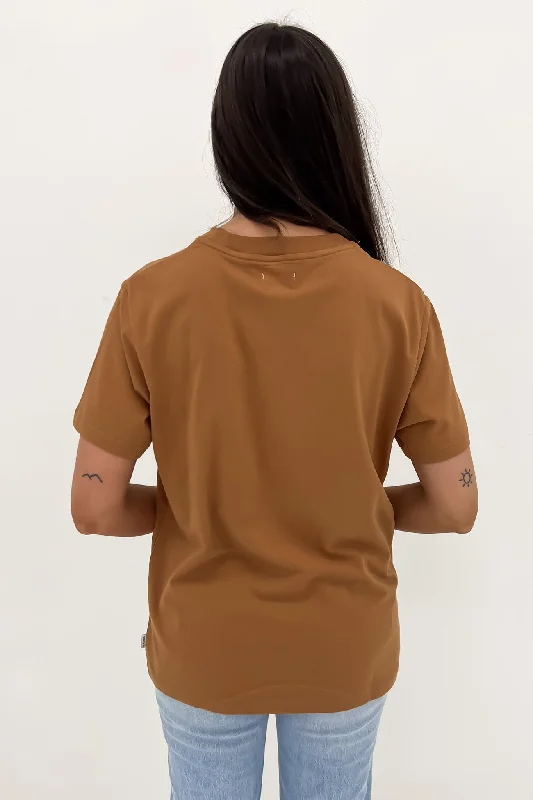 Classic Brand Tee Caramel