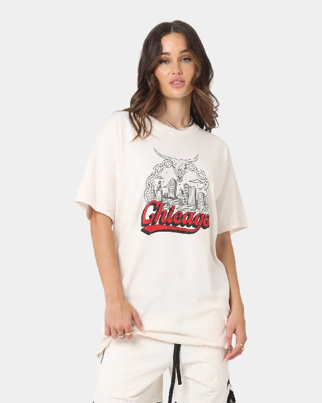 Goat Crew Chicago Drawing Vintage T-Shirt Off White