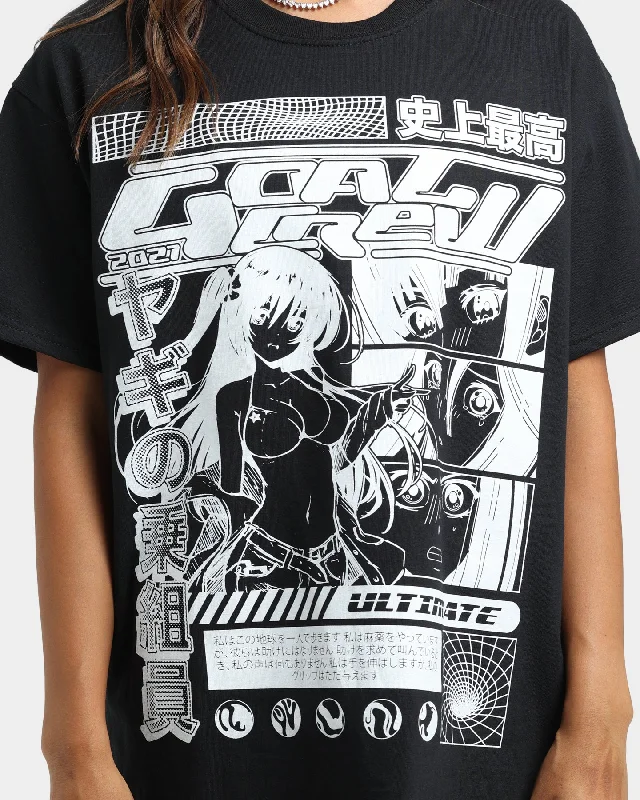 Goat Crew Original Anime Vintage T-Shirt Off Black