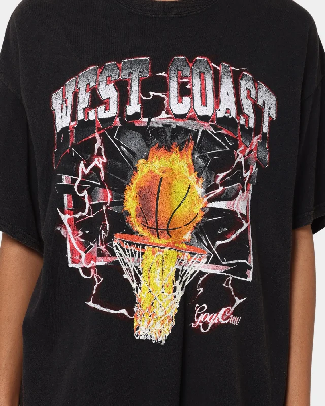 Goat Crew West Coast Vintage T-Shirt Black Wash