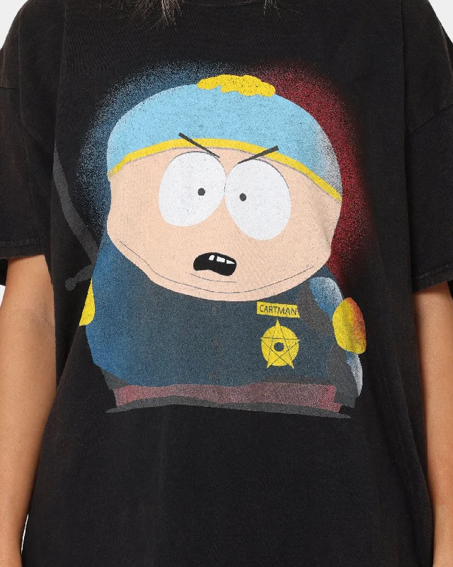 Goat Crew X South Park Cartman Vintage T-Shirt Black Wash