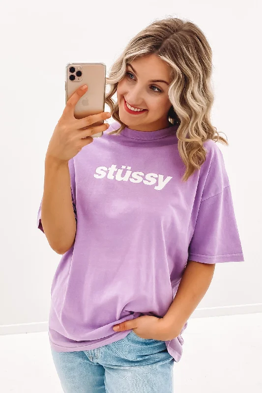 Italic Relaxed Tee Lilac