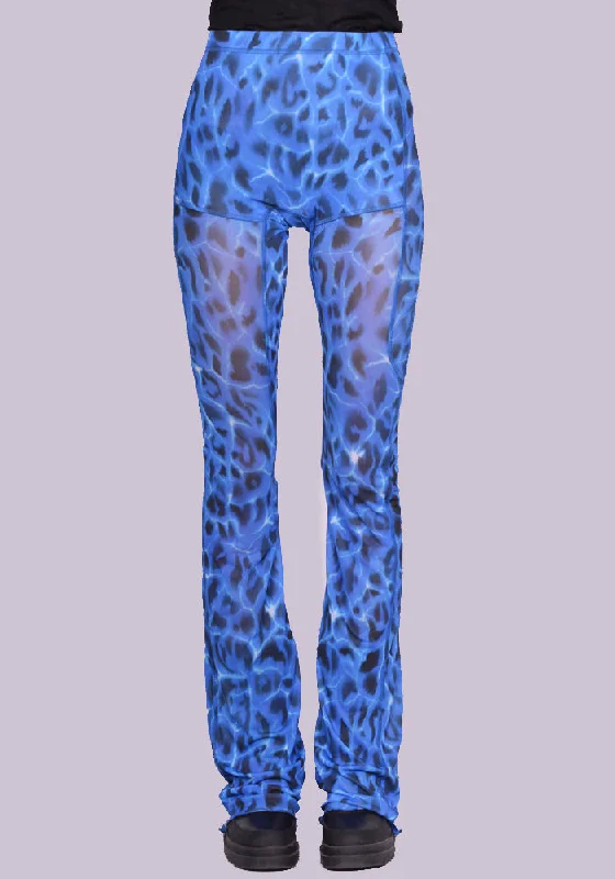 KNWLS SS24-HL0AQULEO HALCYON LEGGINGS AQUA LEO