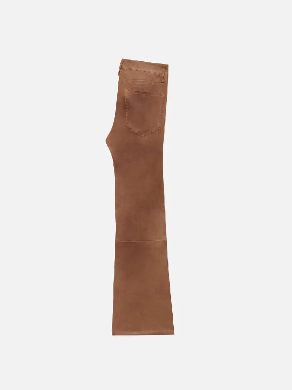 Leather Le Crop Mini Boot -- Tobacco