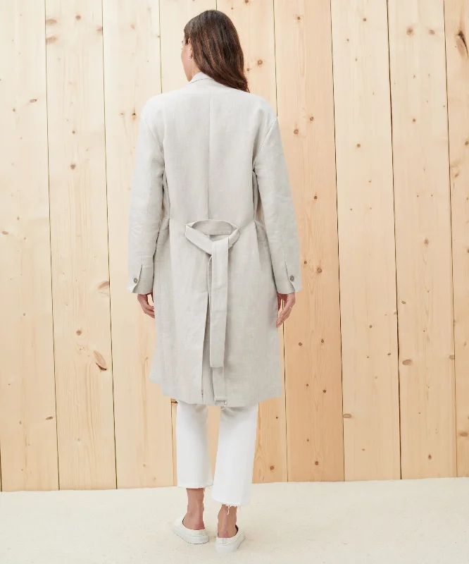 Linen Trench Coat