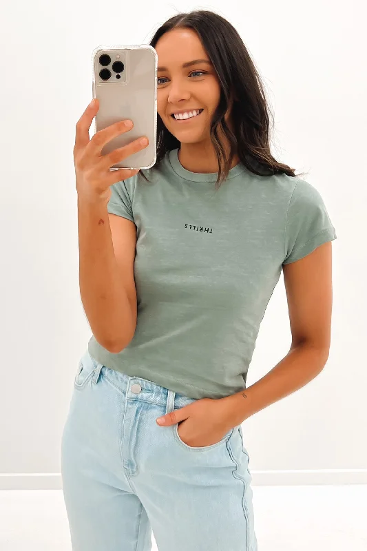 Minimal Thrills Mini Tee Seaglass Green