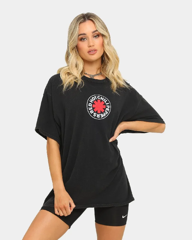 Red Hot Chili Peppers RHCP Asterisk Logo Vintage Black