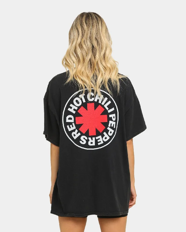 Red Hot Chili Peppers RHCP Asterisk Logo Vintage Black