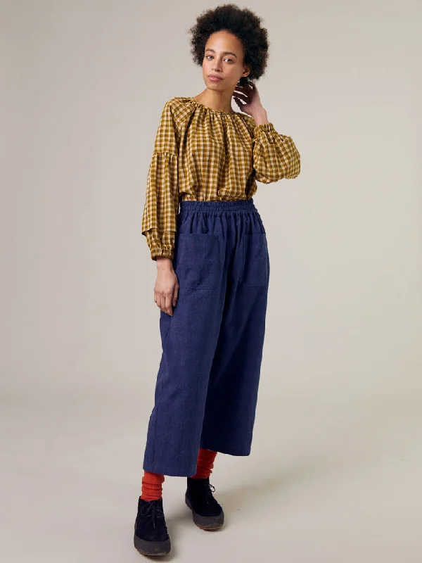 Sideline Mary Trousers in Indigo