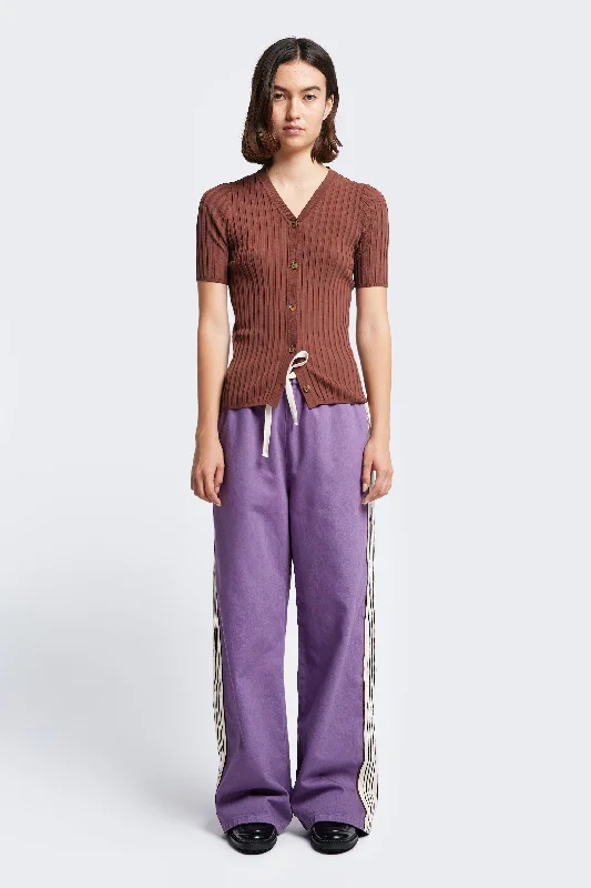 Tribute Side Trim Pant Purple