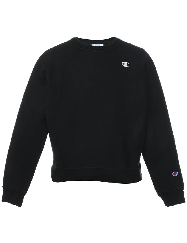 Champion Plain Cropped Sweatshirt - L