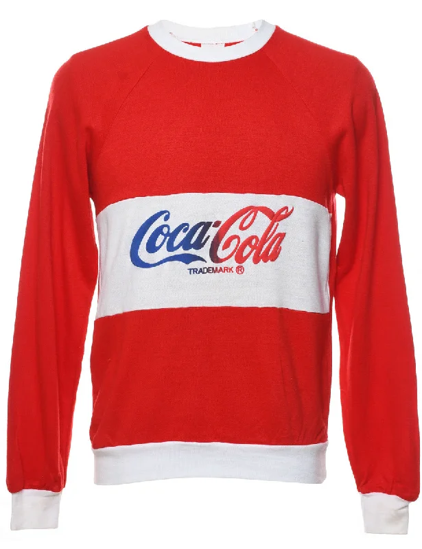 Cocacola Printed Sweatshirt - M