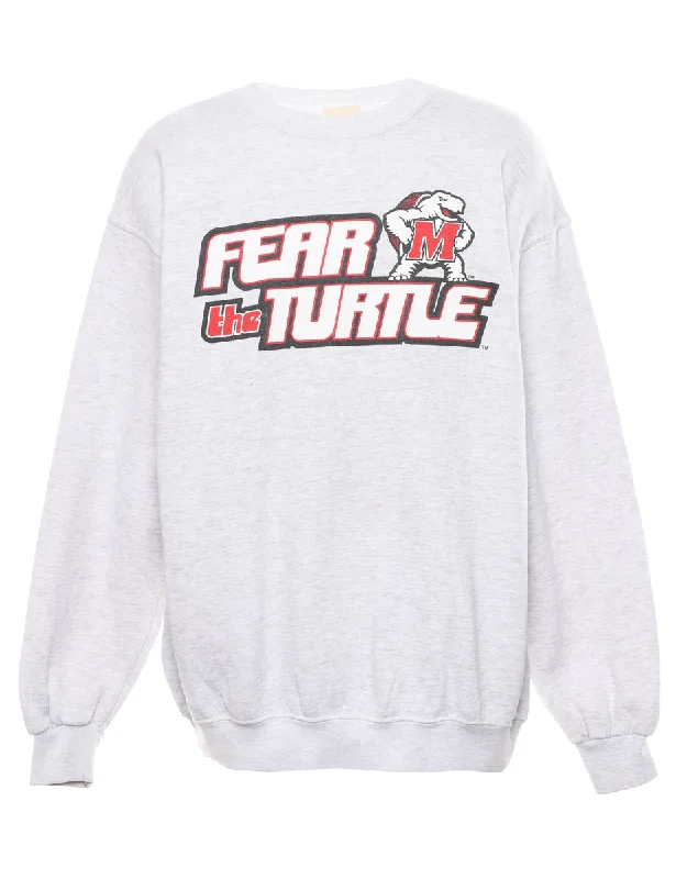 Lee Fear The Turtle Printed Sweatshirt - L