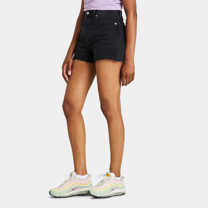 Levi's Women's Ribcage Shorts / Black Lake