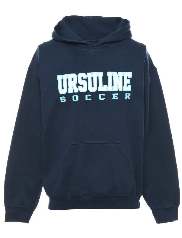 Navy Ursuline Soccer Hoodie - M