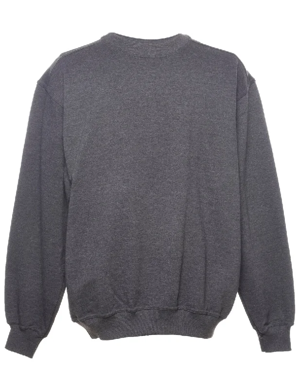 Russell Athletic Plain Grey Sweatshirt - L