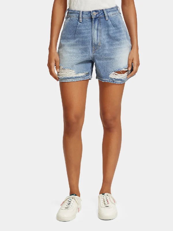 Shore denim shorts